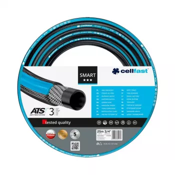 CELLFAST SMART ATS kerti tömlő 3/4 inch 25 m – 6 rétegű, csavarodásmentes, UV- és algamentes, élelmiszer-biztonságos