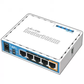 MikroTik hAP ac lite 500 Mbit/s fehér PoE-támogatás