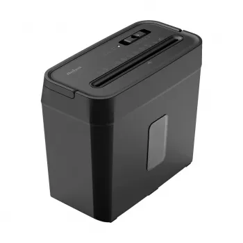 REBEL URZ1030 iratmegsemmisítő P-4 részecskevágással, 4 lap, 8L, GDPR-kompatibilis