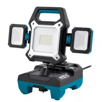 Dedra DED6907H hibrid LED műhelylámpa 25W/45W 2500lm/4000lm 18V/230V IP54