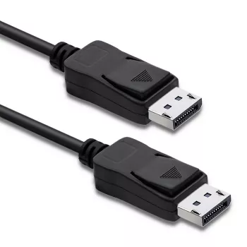 Qoltec DisplayPort 1.1 kábel, dugó-dugó, 4K, 2 m, fekete