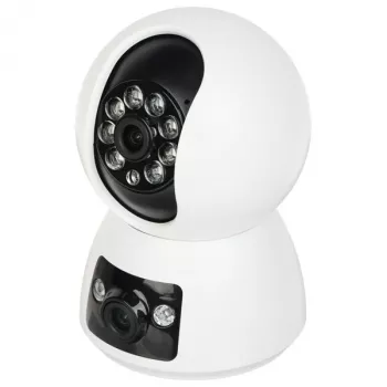NO NAME dupla beltéri PTZ IP kamera APTI-W21A1-TUYA Dual-Lens 6MP Wi-Fi automatikus követés kétirányú hang