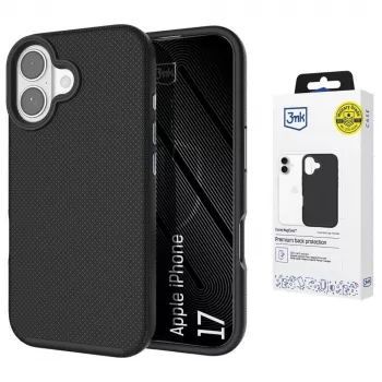 3MK Fortis MagCase tok Apple iPhone 17 készülékhez - átlátszó védőtok MagSafe támogatással