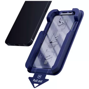 3MK Hardglass Max Privacy Tempered Glass Screen Protector with EasyApp Frame for Samsung Galaxy S24/S25