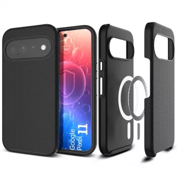3mk Hardy Shockproof MagCase tok Google Pixel 11 készülékhez - átlátszó