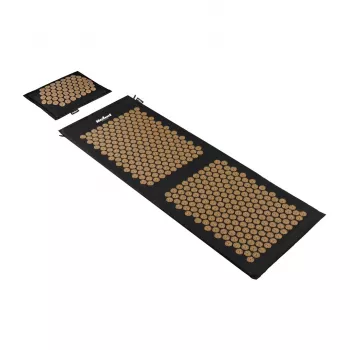 REBEL RBA-6013-GL ECO akupresszúrás matrac párnával, 130x50 cm, XXL, arany tüskék
