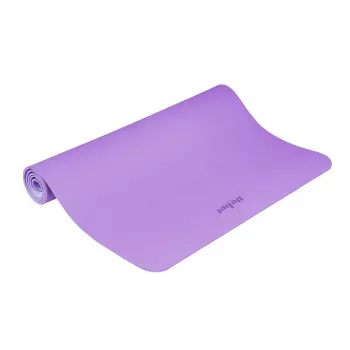 REBEL ACTIVE TPE edzőszőnyeg 200x115x1 cm lila – csúszásmentes jóga-, pilates- és fitneszszőnyeg hordozószíjjal