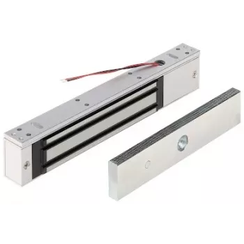 INNE elektromágneses zár ZE-280-5T 280 kg tartóerő fail-safe 12/24V DC LED-del és ajtóérzékelővel