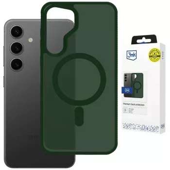 3MK Smoke MagCase Apple iPhone 17 Pro Max-hez - zöld áttetsző védőtok MagSafe-dzsel