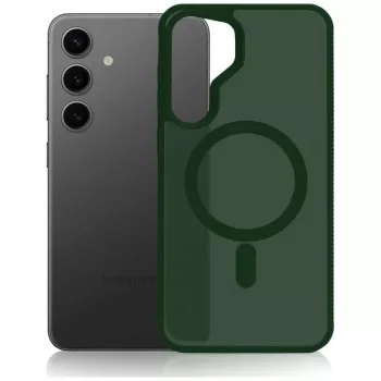 3MK Smoke MagCase Apple iPhone 17 Pro Max-hez - zöld áttetsző védőtok MagSafe-dzsel