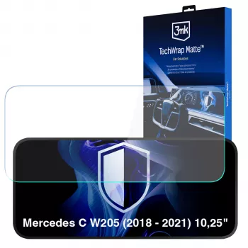3MK PROTECTION TechWrap matt kijelzővédő fólia Mercedes-Benz C-Klasse W205 (2018-2021) 10,25 inch központi kijelzőhöz