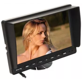 10,1 inch autómonitor ATE-TFT10-T1 dupla RCA bemenettel és tolatókamera-prioritással