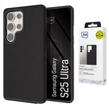 3MK Fortis MagCase tok Samsung Galaxy S25 Ultra-hoz - fekete MagSafe védőtok