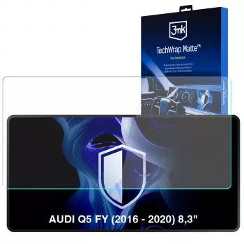 3MK PROTECTION Audi Q5 FY (2016-2020) 8,3 inch TechWrap matt központi kijelzővédő fólia