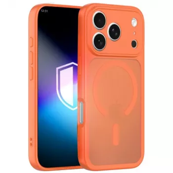3MK Misty MagCase tok Apple iPhone 17 Pro Max / 18 Pro Max-hez - narancssárga