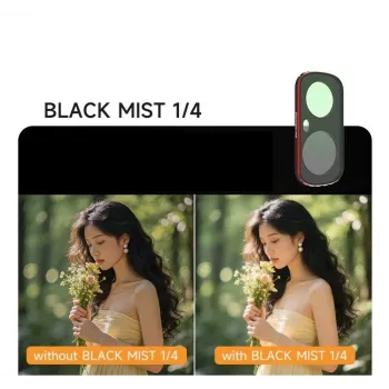 Sunnylife LU-FI232-D mágneses Black Mist 1/4 szűrő Insta360 Luna Ultra kamerához