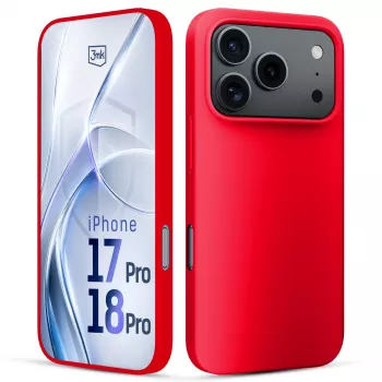 3mk Hardy Mellow tok Apple iPhone 17 Pro / 18 Pro-hoz piros