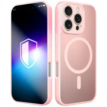 3MK Misty MagCase Apple iPhone 16 Pro Max-hez - rózsaszín