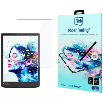 3mk PaperFeeling kijelzővédő fólia PocketBook InkPad Color 3 7,8 hüvelykeshez (2 darabos csomag)