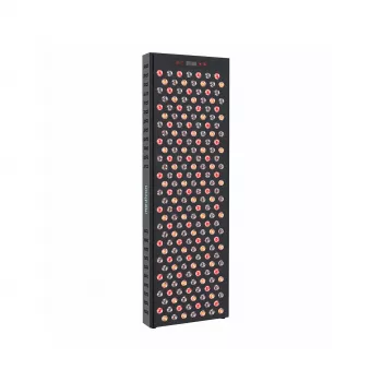 MEDIVON Lumera Max LED fényterápiás panel testre, vörös és infravörös fénnyel, 448 LED, 630–1060 nm, fekete