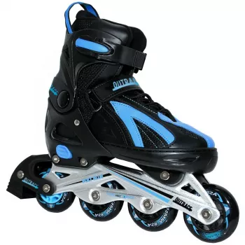 Outrace Volt Blue állítható inline korcsolya EU 40-43 fekete/kék