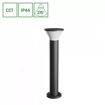 Kültéri fali lámpa 6W GU10 450lm IP44 CCT választható szürke