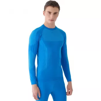 4F férfi termoaktív póló M165 kék 4FWAW24USEAM165 33S S/M