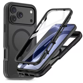 Tech-Protect Defense MagSafe tok iPhone 17 Pro / 18 Pro matt fekete