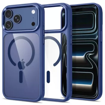 Tech-Protect Magmat MagSafe átlátszó tok iPhone 17 Pro Max / 18 Pro Max - Deep Blue