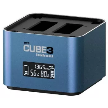 Hähnel ProCube 3 Twin töltő Panasonic kamerákhoz (1000 577.4)