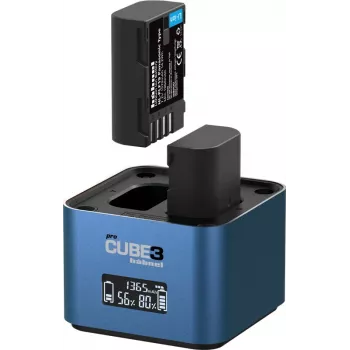 Hähnel ProCube 3 Twin töltő Panasonic kamerákhoz (1000 577.4)