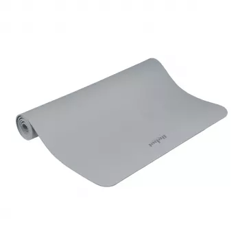 REBEL ACTIVE TPE edzőszőnyeg 200x115x1 cm szürke - jóga, pilates, fitness