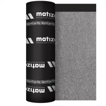 BASE V alátét tetőfedő lemez S3.0 S-F 10m2 - SBS-módosított bitumen hegeszthető lemez, üvegszál-erősítésű, homokszórt, 3mm, 1m x 10m tekercs, fekete/szürke