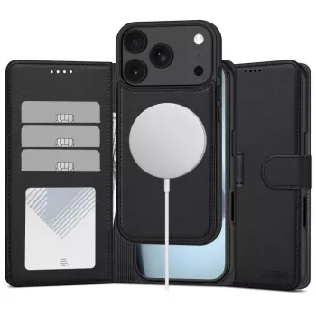 Tech-Protect MagSafe tárca iPhone 17 Pro / 18 Pro, matt fekete