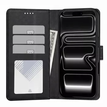 Tech-Protect MagSafe tárca iPhone 17 Pro / 18 Pro, matt fekete