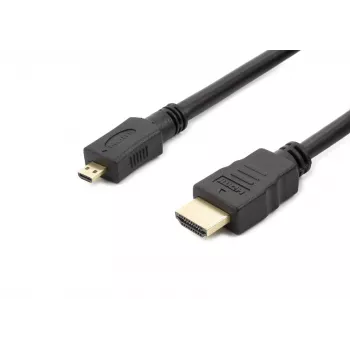 Accura HDMI–Micro-HDMI kábel, 1,8 m, 4K High-Speed Ethernet-támogatással, fekete