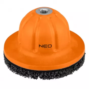 NEO TOOLS 11-136 kerékagy-tisztító tárcsa készlet, 150 mm, 1/2 inch meghajtás, nemez csiszolókorong rozsda eltávolításához