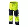 NEO TOOLS Softshell láthatósági nadrág, fluoreszkáló sárga, XL méret