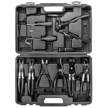 NEO TOOLS 9 darabos tömlőszorító fogókészlet ergonomikus markolattal és hordtáskával