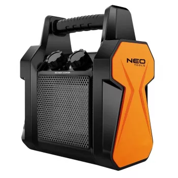 NEO TOOLS PTC kerámia hőlégfúvó 2 kW digitális termosztáttal, oszcillációval, időzítővel és távirányítóval