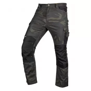 NEO TOOLS Mix&Match munkamunkaruha Cordura megerősítéssel, zöld camo, M méret