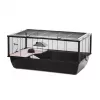 INZ INTER-ZOO Bob + Wood kisállatketrec fekete 780x480x360 mm
