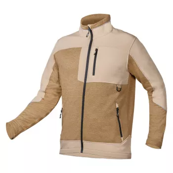 NEO TOOLS softshell pulóver OUTDOOR, bézs, L méret