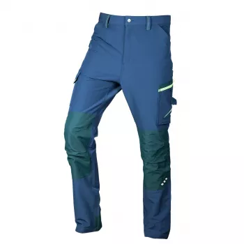 NEO TOOLS Mix&Match 4 irányban rugalmas munkamellény, navy/zöld, XL