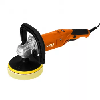 NEO TOOLS 04-701 rotációs polírozó 900W 150mm fokozatmentes fordulatszámmal és lágyindítással