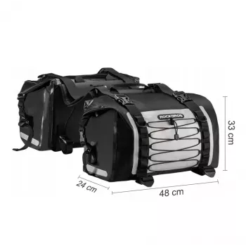 ROCKBROS AS-010BGR vízálló motoros háttáska 10L szürke