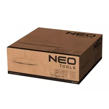 NEO TOOLS 90-037 elektromos hőlégfúvó 2000W PTC kerámia fűtésű hőlégfúvó állítható termosztáttal, túlmelegedés- és borulásvédelemmel, hordozható fogantyúval, fekete/szürke