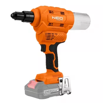 NEO TOOLS 18V E+ akkumulátoros szegecselő pisztoly (akkumulátor nélkül)