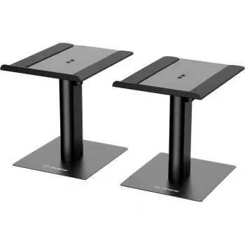 Mozos MSK9 Speaker Stand Pair - Telescopic Tripod, Black, 20 kg Load