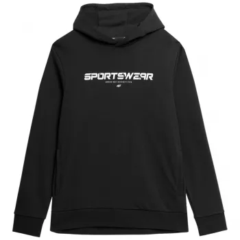 4F M266 férfi szvetter, Deep Black, L méret, 4FSS23TSWSM266